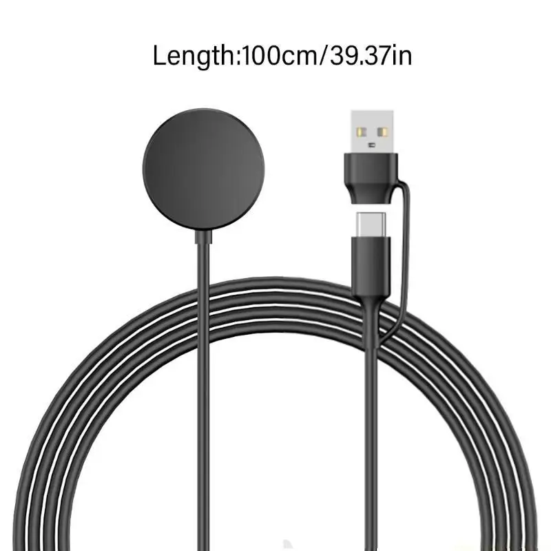 F62C Fast Charging Cable PVC Charging Cable Time saving & Efficient Watch Cord Lightweight Charging Dock for Watch 6