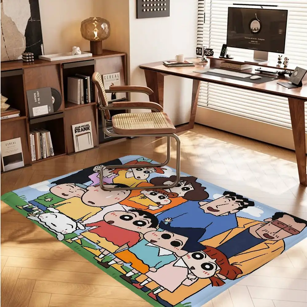 Anime C-Crayon S-Shin-chan Kitchen Mat Kids Room Bedroom Decoration Balcony Anti-Slip Doormat Living Room Alfombra 4