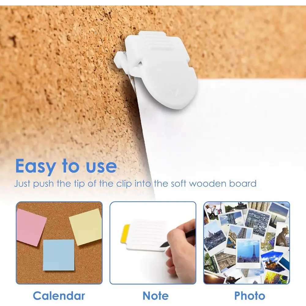 50Pcs Cubicle Clips for Fabric Panels, Strong Hold Office Partition Hooks Pins Messages Hooks, Cubicle Wall Clips for Hanging No