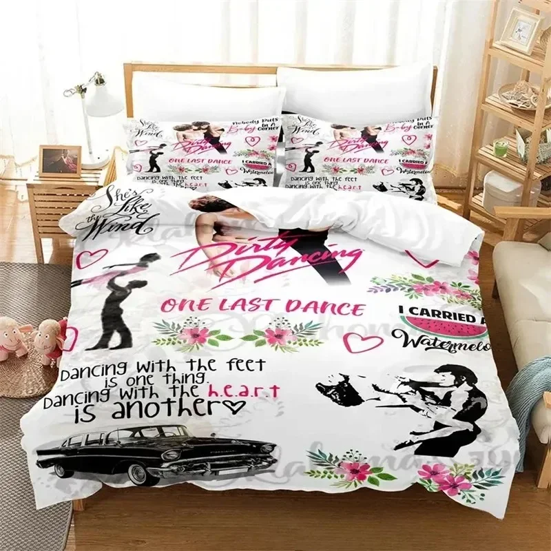 3D Print Dirty Dancing 3D NEW Duvet Cover Pillowcase Bedding Set Adult Boy Girl Bedroom Decoration Children Single Double Large