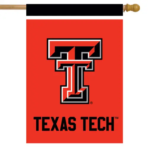 Texas Tech Red House Flag Licensed ; Briarwood Lane