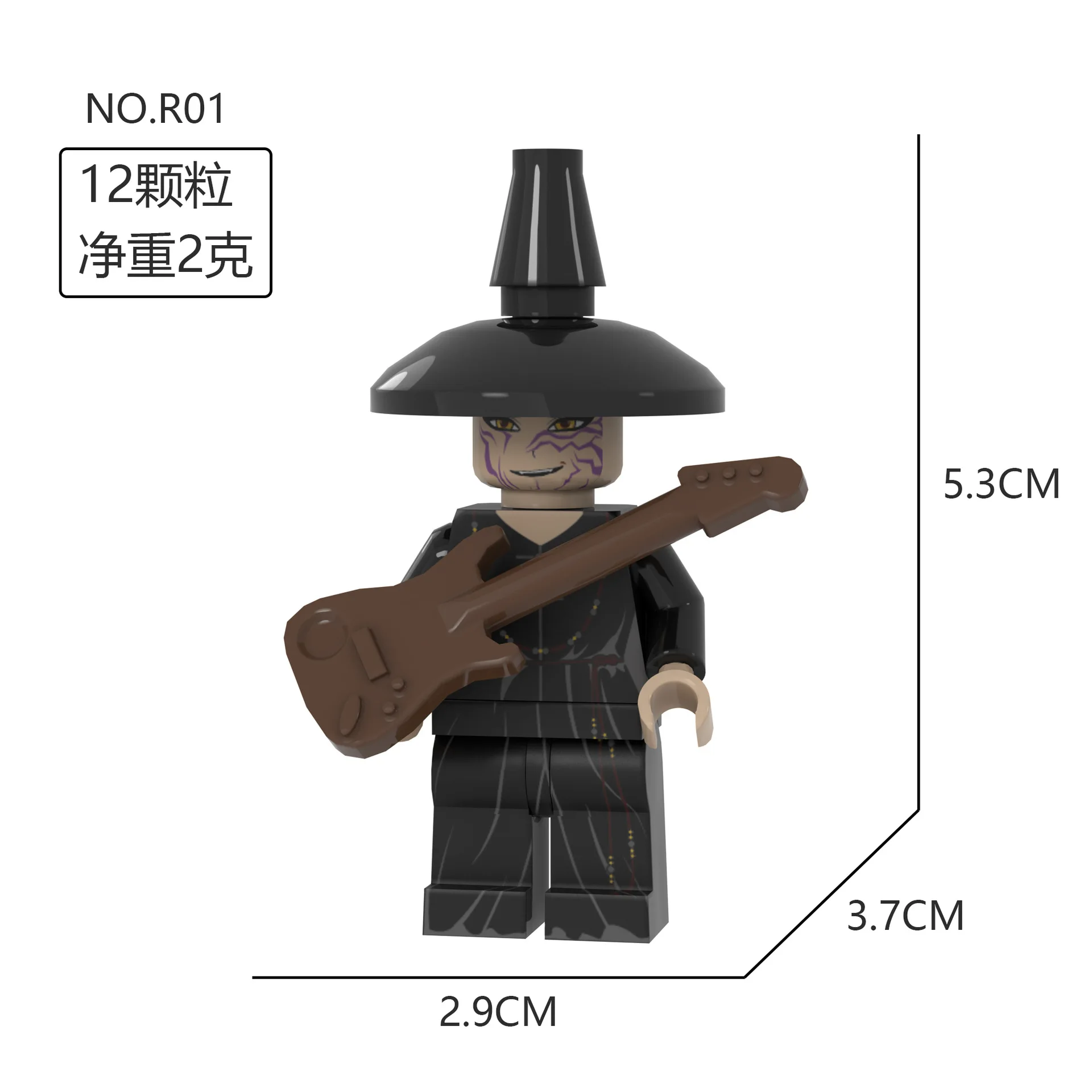 Figura de bloque de construcción humanoide del grupo de caza de brujas de Corea del Sur Zoe Mira 4 Uds. Juguete de bloques de construcción de grupo de caza de brujas para hombres
