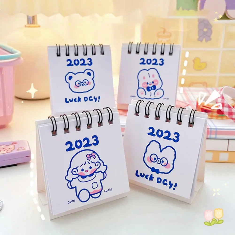 2023 Mini Calendar  Ornamental Decorative Foldable  2023 Simple New Year Calendar for Home