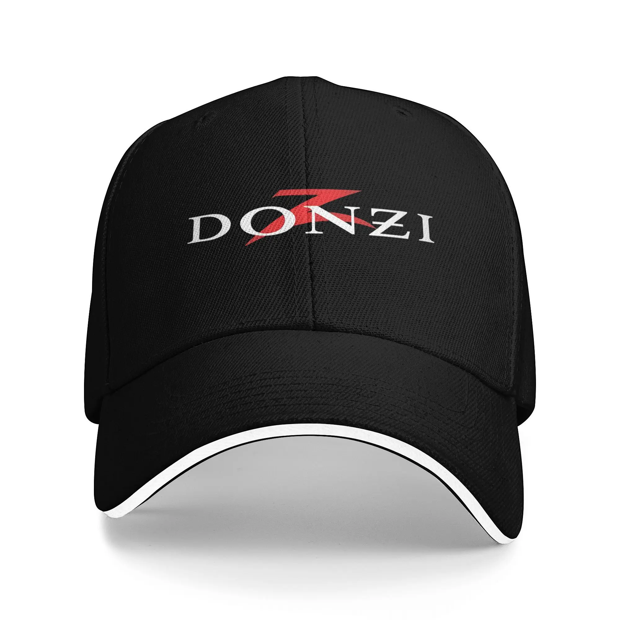 Donzi Boats Black Adjustable Trucker Hat Cap Size Adult