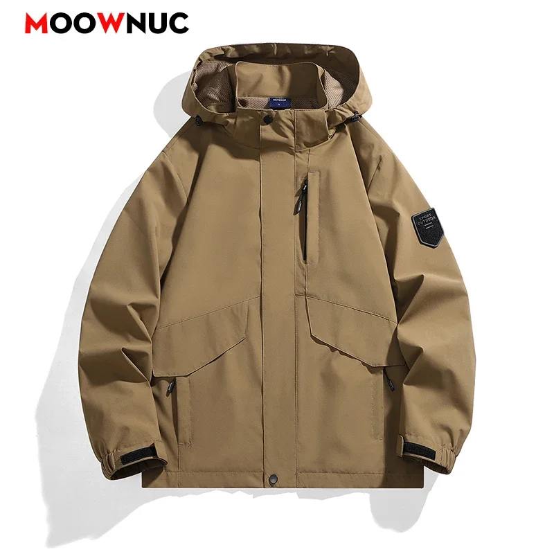 

Мужская одежда, куртки для мужчин, ветровка, мужские пальто, однотонное пальто для кемпинга, весна-осень, пальто на открытом воздухе, ветрозащитное Hombre, повседневное новое