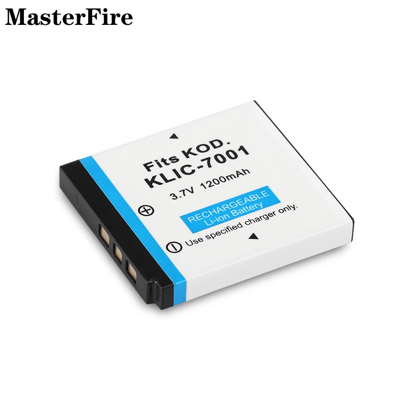 2-10PCS KLIC-7001 K7001 3.7V 1200mah Replacement Battery for KODAK EasyShare M753 Zoom, V610, V570, M893 IS, M853 Zoom Cell
