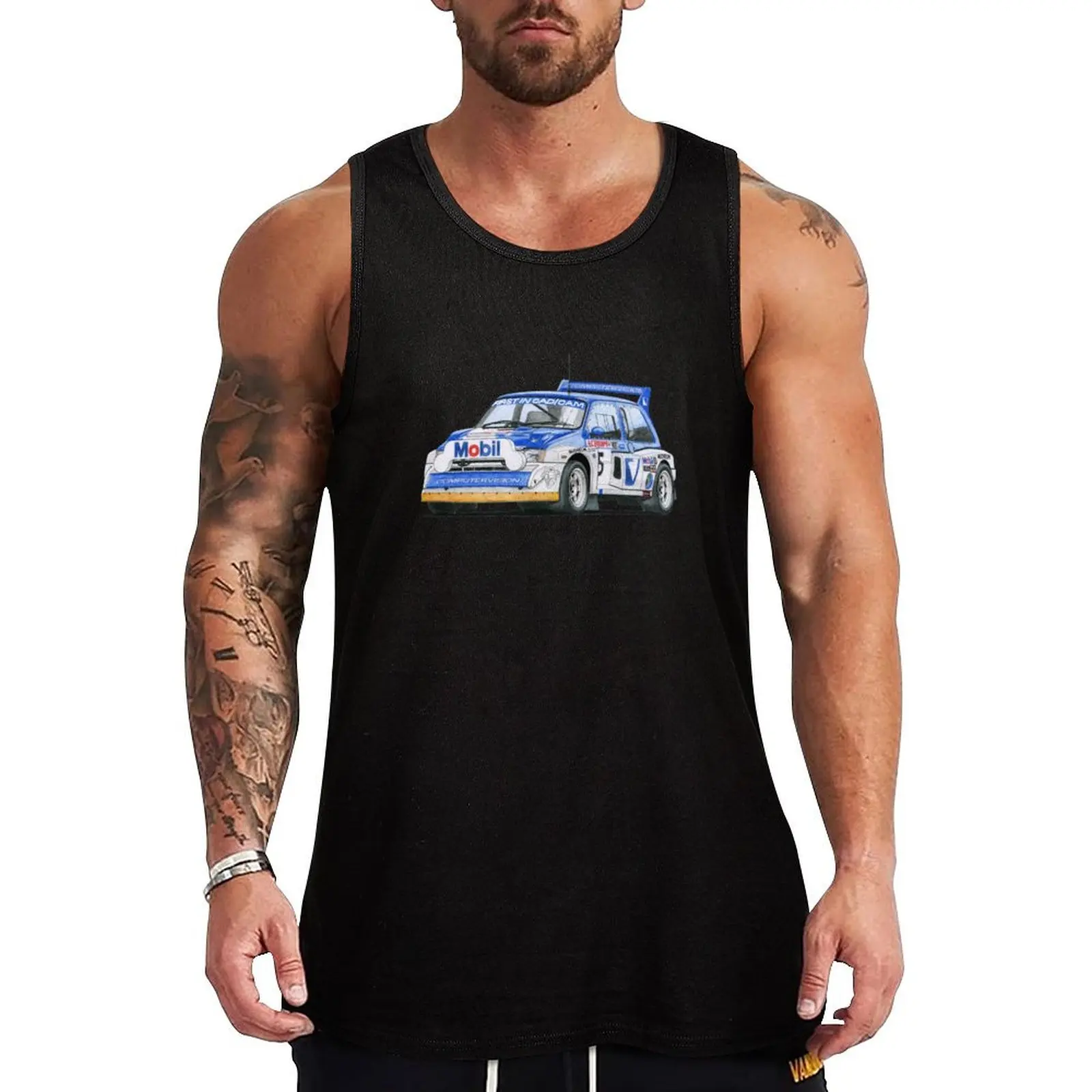 MG Metro 6R4 Tank Top Vest singlets for men bodybuilding sleeveless vests