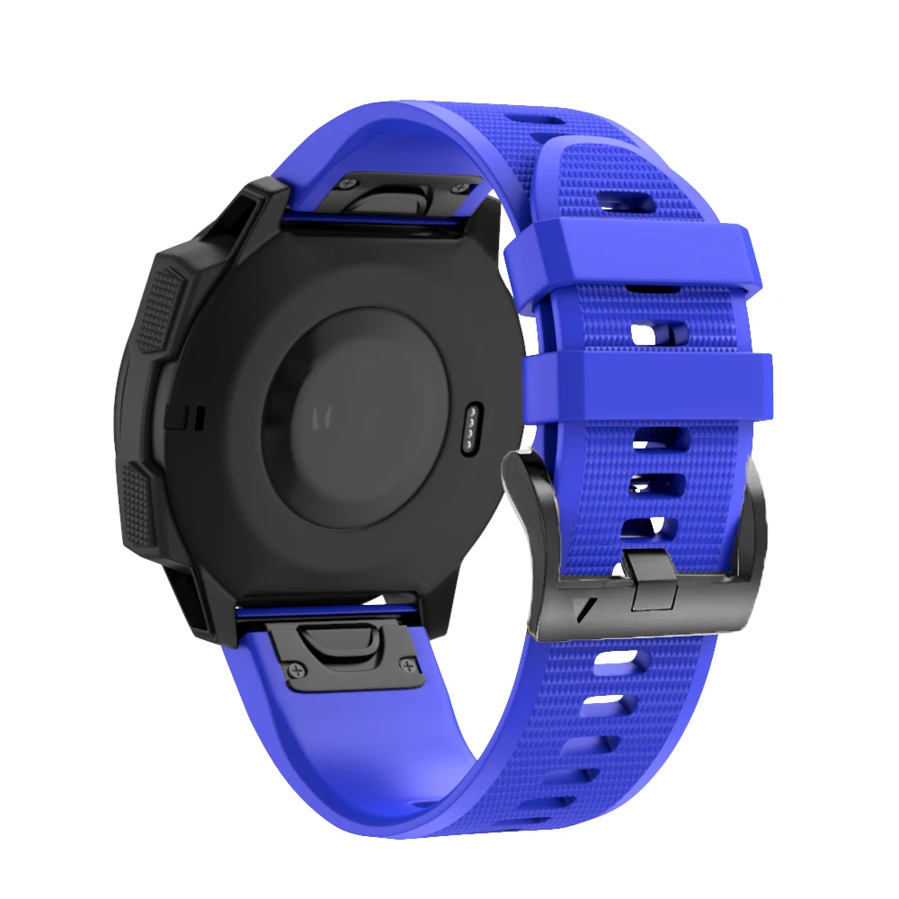 QuickFit 26 مللي متر 22 مللي متر سيليكون حزام ل Garmin Fenix 8 E 47 مللي متر 51 مللي متر 7 7X 6 6X 5 5X Plus/Epix Pro/Tactix/MARQ لينة استبدال حزام