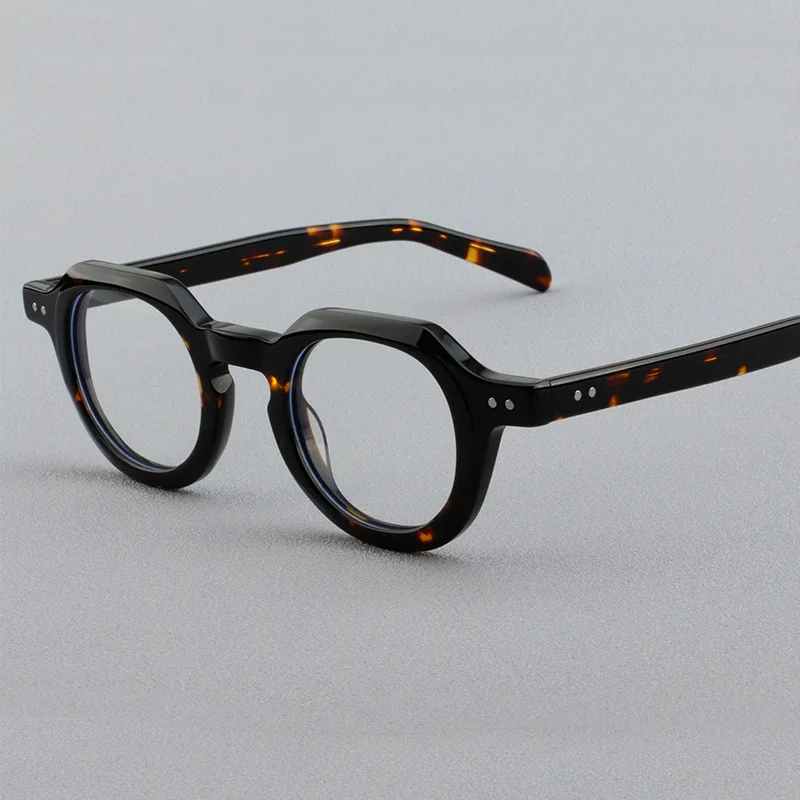 

Zerosun Acetate Eyeglasses Frame Men Myopia Glasses Male Women Anti Reflection 0 -150 200 250 300 Black Tortoise Spectacles