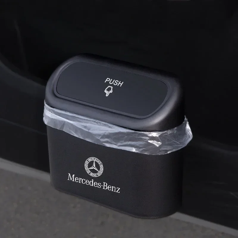 لبنز AMG سلة مهملات السيارة معلقة مركبة القمامة الغبار صندوق تخزين سلة المهملات لمرسيدس بنز AMG GLC GLB GLE CLA GLS Aut #5