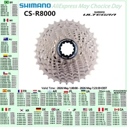 Shimano Ultegra R8000 105 R7000 11 Speed Road Bike Bicycle Cassette CS-R8000 11-25t 11-28t 11-30t 11-32t 11-34t 12-25t K7