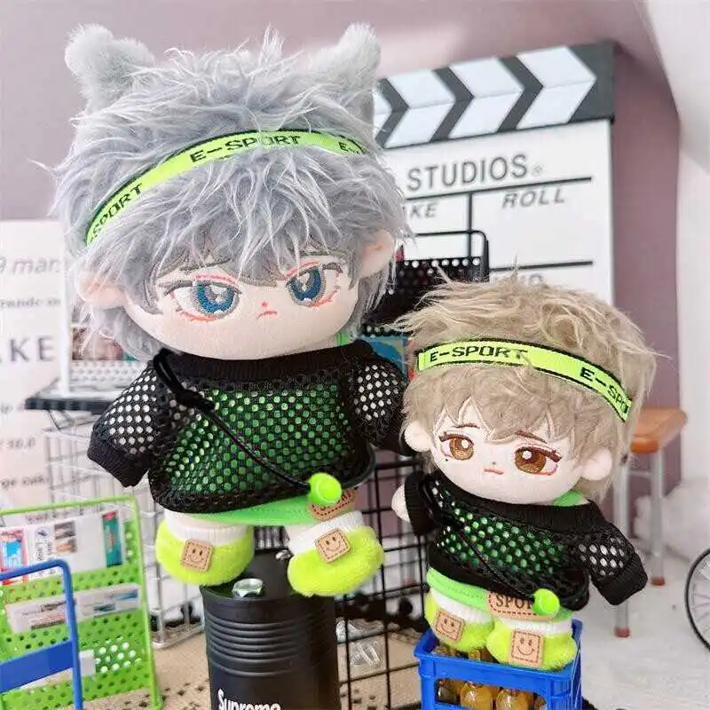 10/20cm 5Pcs Green Tennis Boy Suit New Doll Clothes Kawaii DIY Dress Up Idol Doll Clothes for Girls Fans Kids Collection Gifts