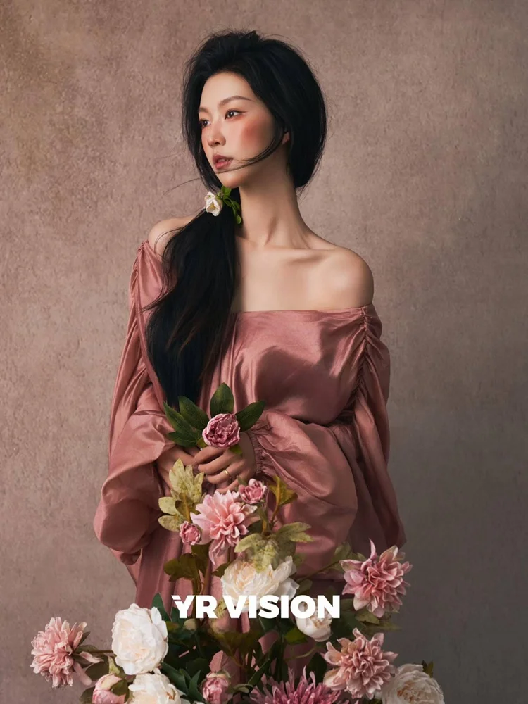 

Новое винтажное платье в китайском стиле для фотосессий: атмосфера чистого желания, концептуальная фотография, одежда для девушек, лето 2025