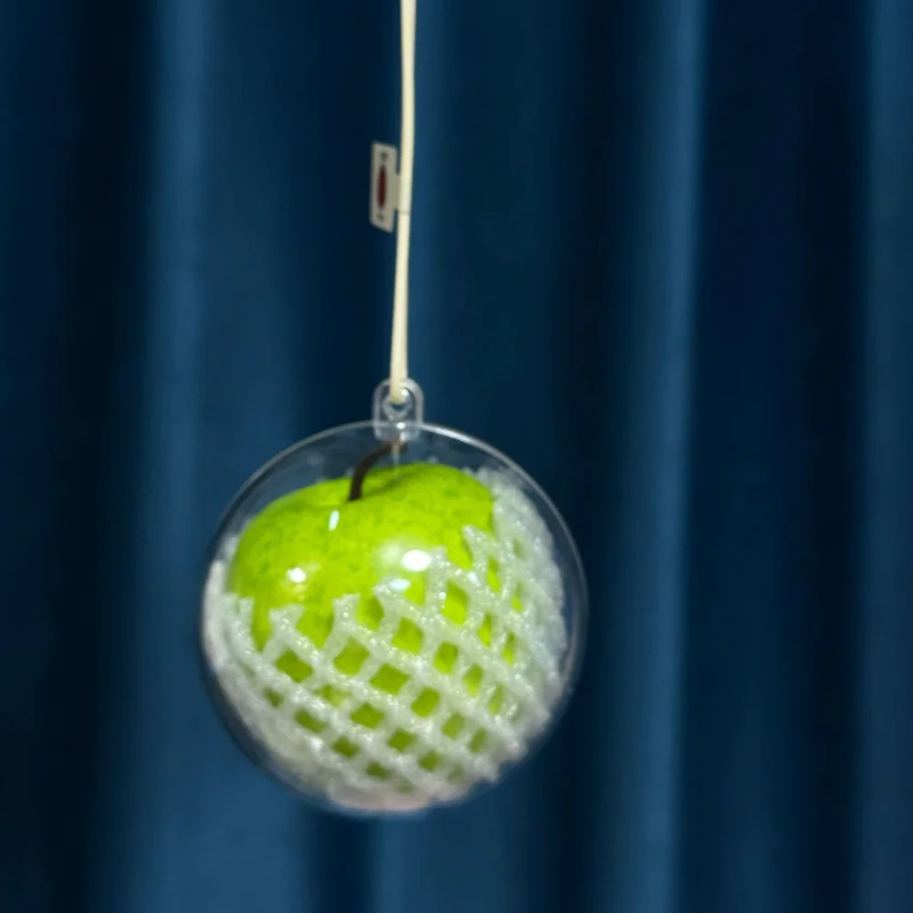 Fruit Hanging Decor Relaxing Foam Fruit Keychain Key Chain Decoration Unique Car Pendant Ornament For Bag Decoration Rearview