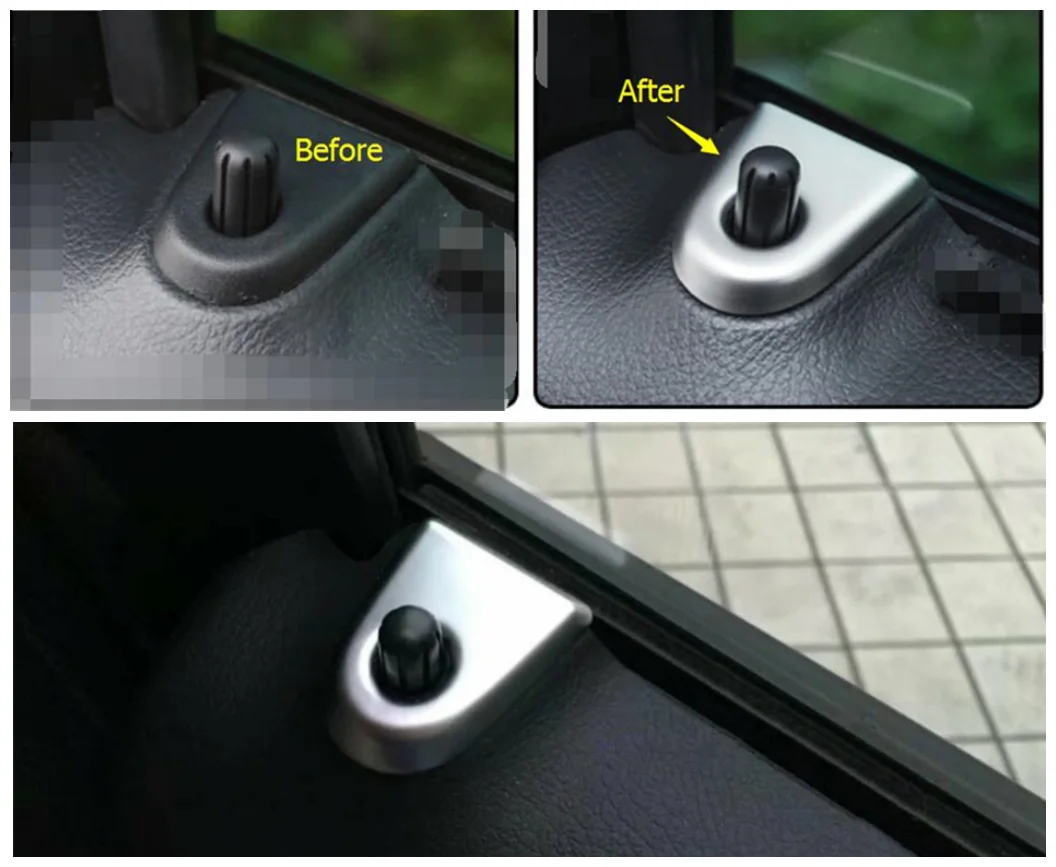 

For Mercedes-Benz VITO 2014 - 2021 Accessories Door Lock Pin Molding Cover Kit Trim Interior