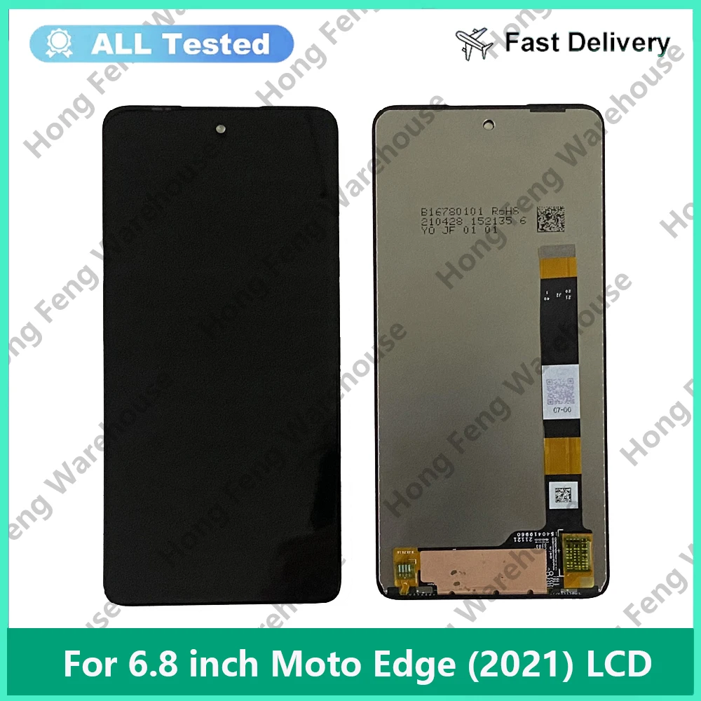 

6.8" Original For Moto Edge (2021) XT2141-1 LCD Display touch panel Digitizer Assembly For Moto Edge 2021 Moto G200 5G Screen