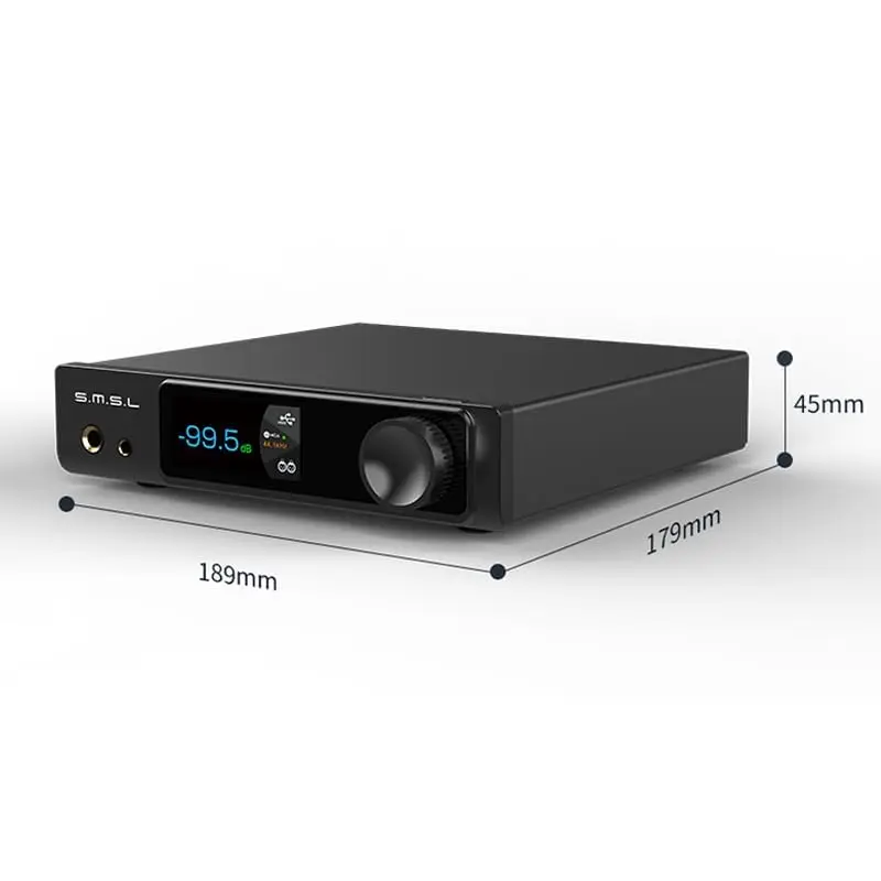 S.M.S.L RAW MDA1 Dual ES9039Q2M Decoder Support MQA MQA-CD LDAC Hi-res DAC with Remote Control