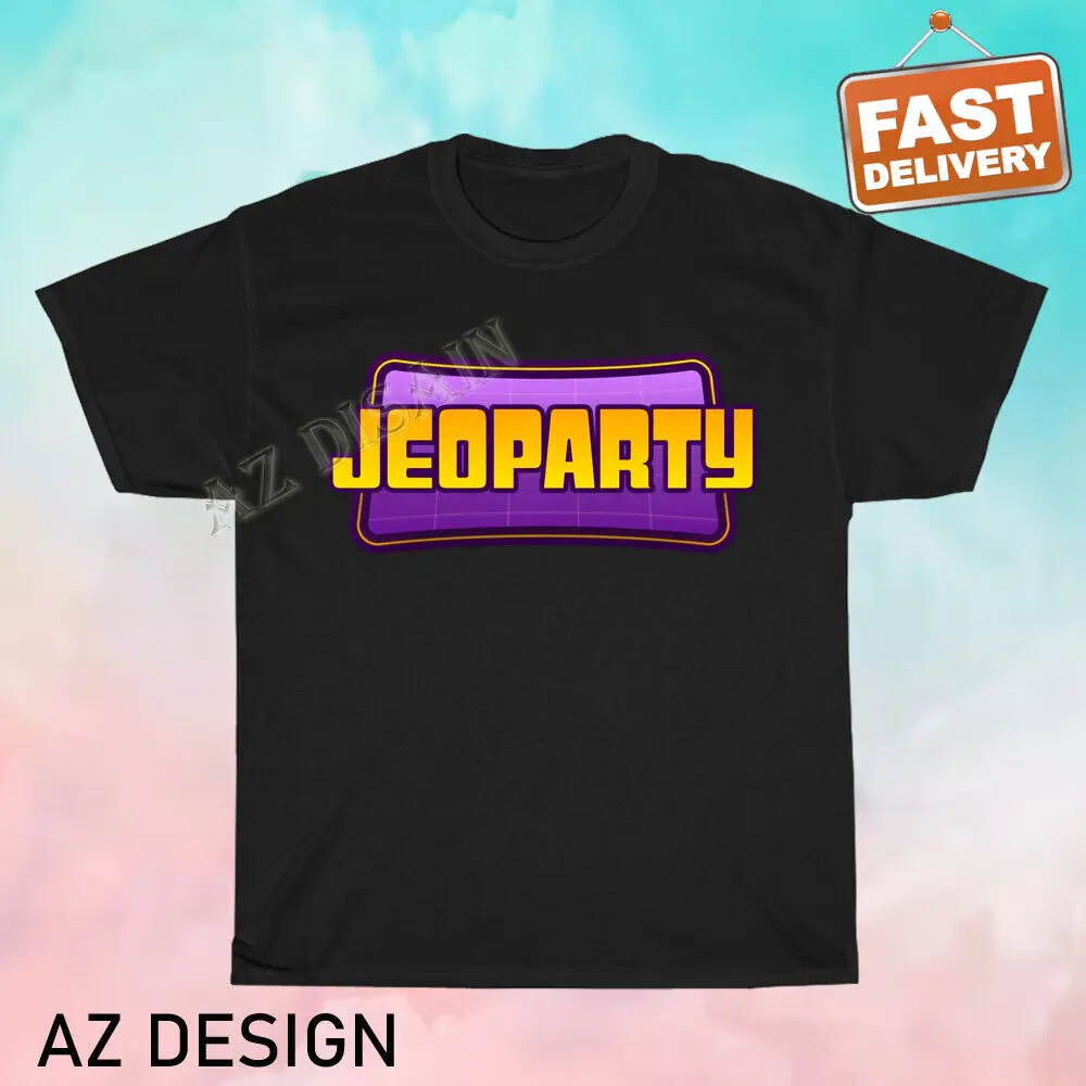 New Jeopardy Game Show  Logo T-Shirt Funny Size S to 5XL