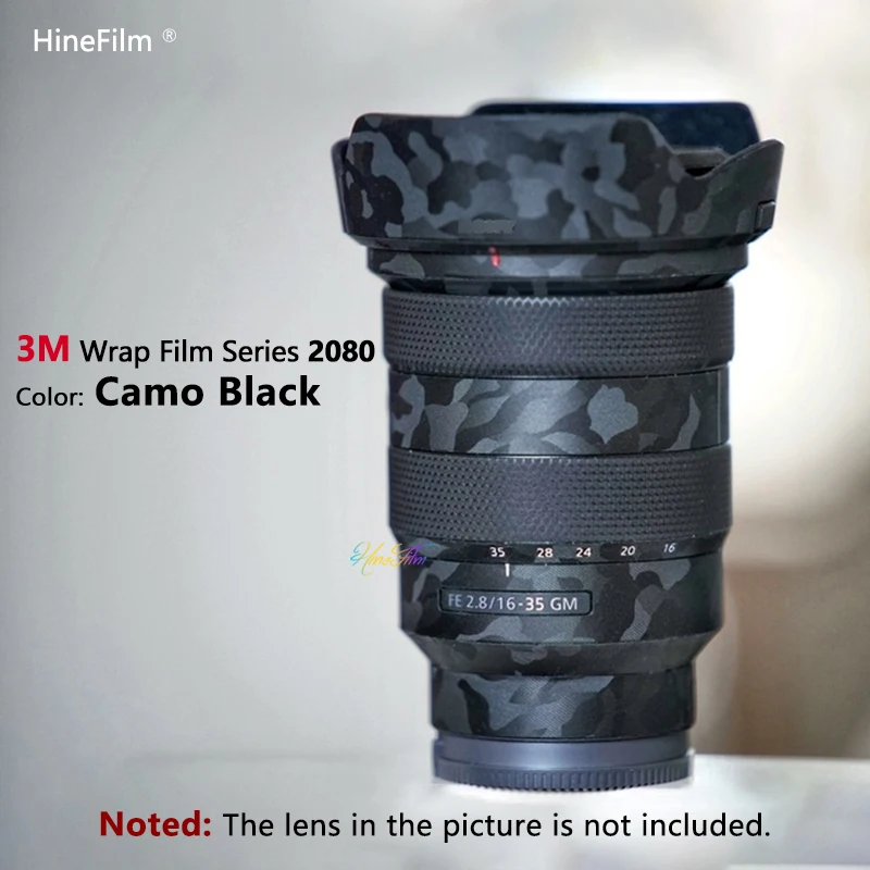 Hinefilm kulit untuk sony FE 16-35 F2.8 GM kulit lensa SEL1635GM stiker FE16-35 penutup lensa F2.8 1635 kulit untuk sony 16 35 gm