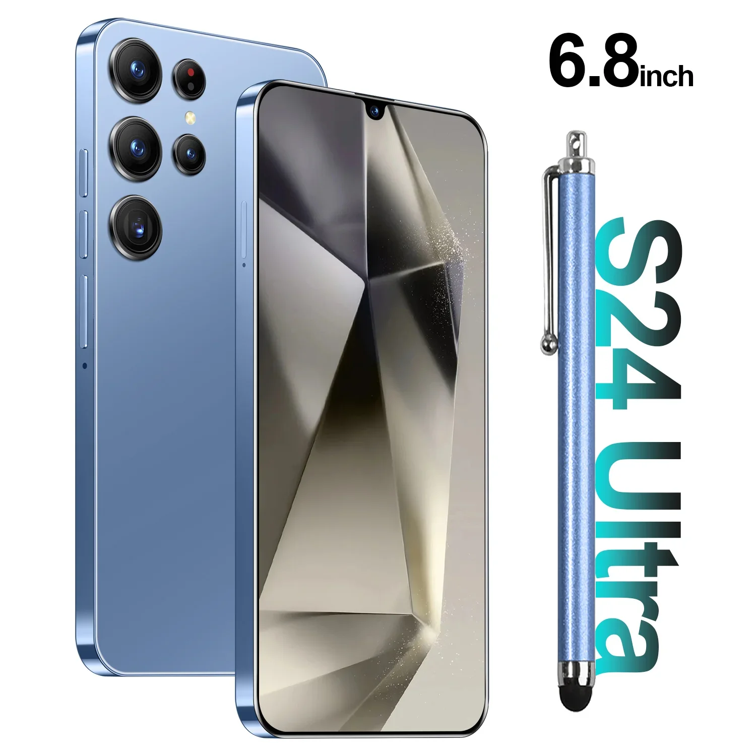 

2025 New S24 Ultra Smartphone 6.8 Inch Full Screen 4G/5G Cell Phone 16TB+1TB 6800mAh Mobile Phone 108MP Global Version Celulares
