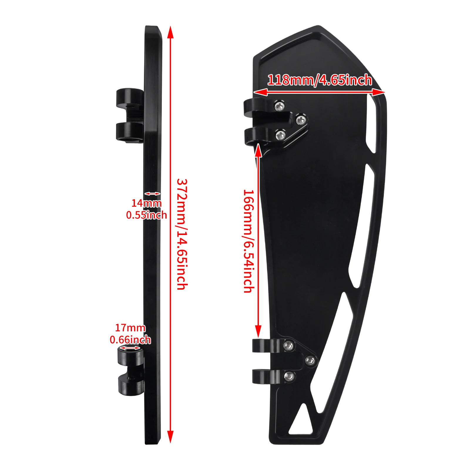 Motorcycle Front Footpegs Pedal Driver Footboards For Harley Touring Road Street Electra Glide 1986-later Softail FL 86-17 Dyna