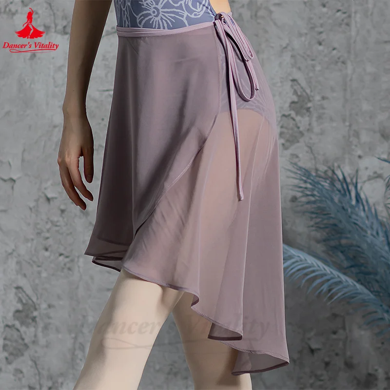 Ballet Dance Tutu Skirt for Girl\'s Yoga Belly Dancing Wear Gauze Skirt Female Art Examination Gymnastics Ballet Tutu Skirts