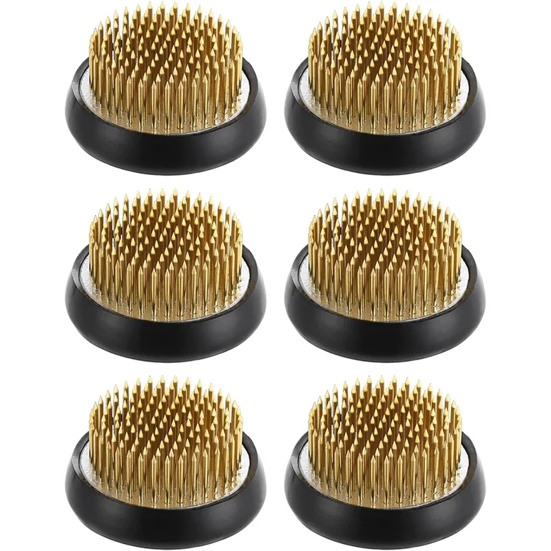 مجموعة أدوات الضفادع الزهرية المفضلة لدى العملاء مقاس 2.1 بوصة حاملات زهور نحاسية مستديرة، مزهرية إيكيبانا اليابانية مجموعة الضفادع الزهرية على شكل زهرة Ar