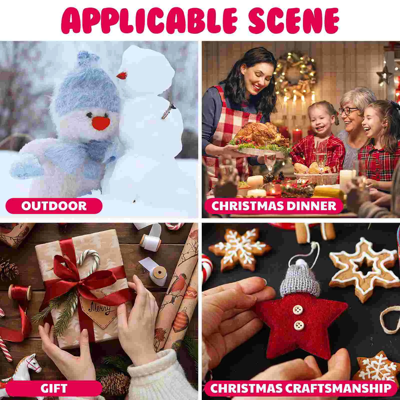 Mini Hoge Hoeden voor Ambachten Plastic Clown Miniatuur Kerstboom Kawaii Kleine Sneeuwpoppen Zwart Multifunctioneel