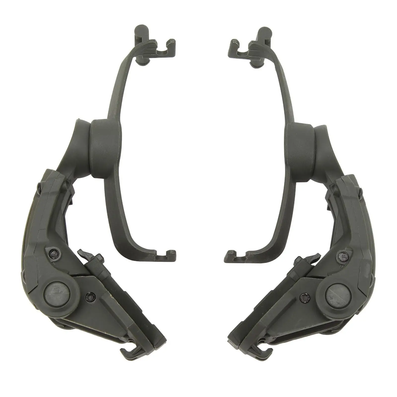 Adjustable Nylon Headset  Mount Bracket Lightweight Multi Angle Rotation Helmet Adapter for Tactical Gear
