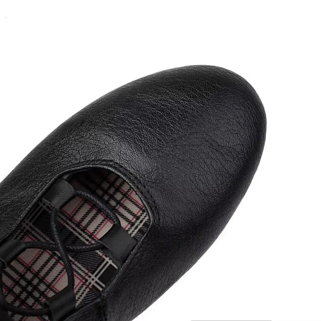 Women Vintage Renaissance Flat Ankle Boots Front Lace‑Up Hollow Design 3‑Color Option Cosplay Dress‑Up Medieval Style Footwear 2