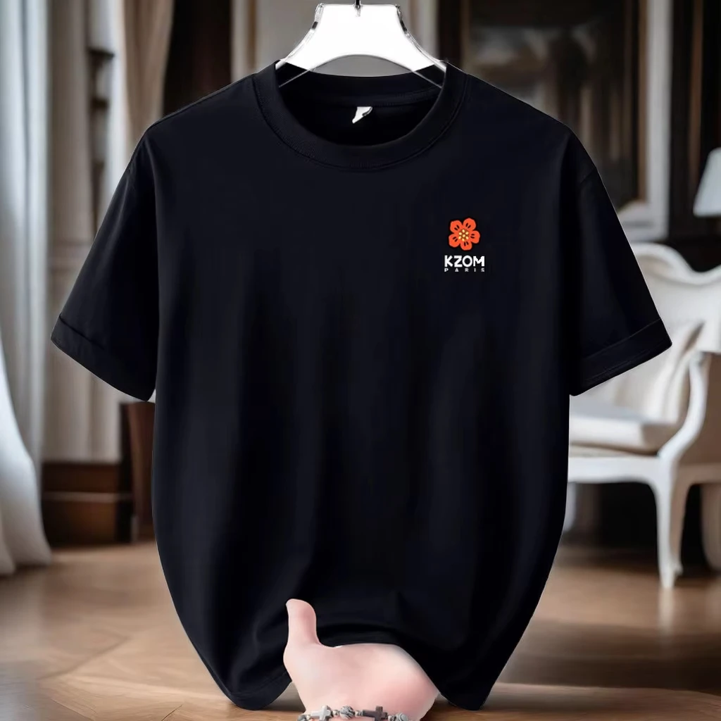 

Motorcycle Design trend logo men's and women's short-sleeved T-shirt men's and women's same cotton bottoming shirt4XL