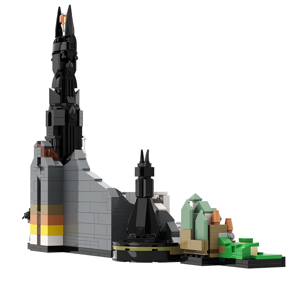 Gobicks MOC City Rings Skyline Architectuur Film Creatief Model Stad Street View Huis Bouwstenen Educatief Speelgoed Voor Cadeau