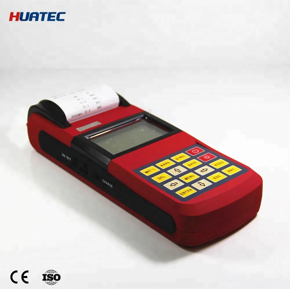 rechargeable battery integrated with printer separate D probe hardness tester portable