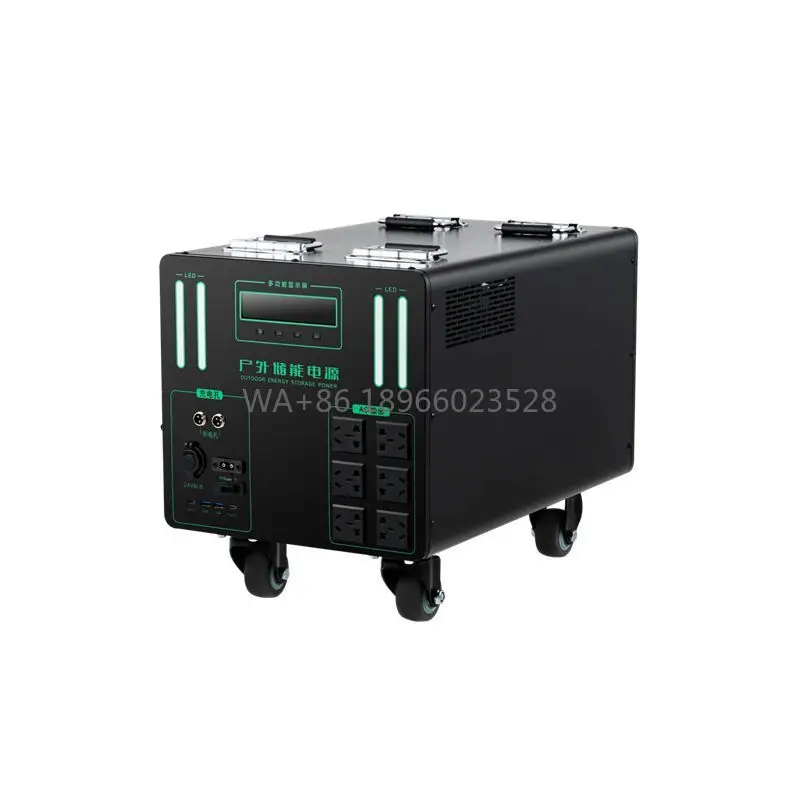 

Supply 3500w/5000w Large Capacity Stall Broadcast Camp Self-driving Tour Portable Outdoor LiFePO4 Energy Storage Mobile Power
