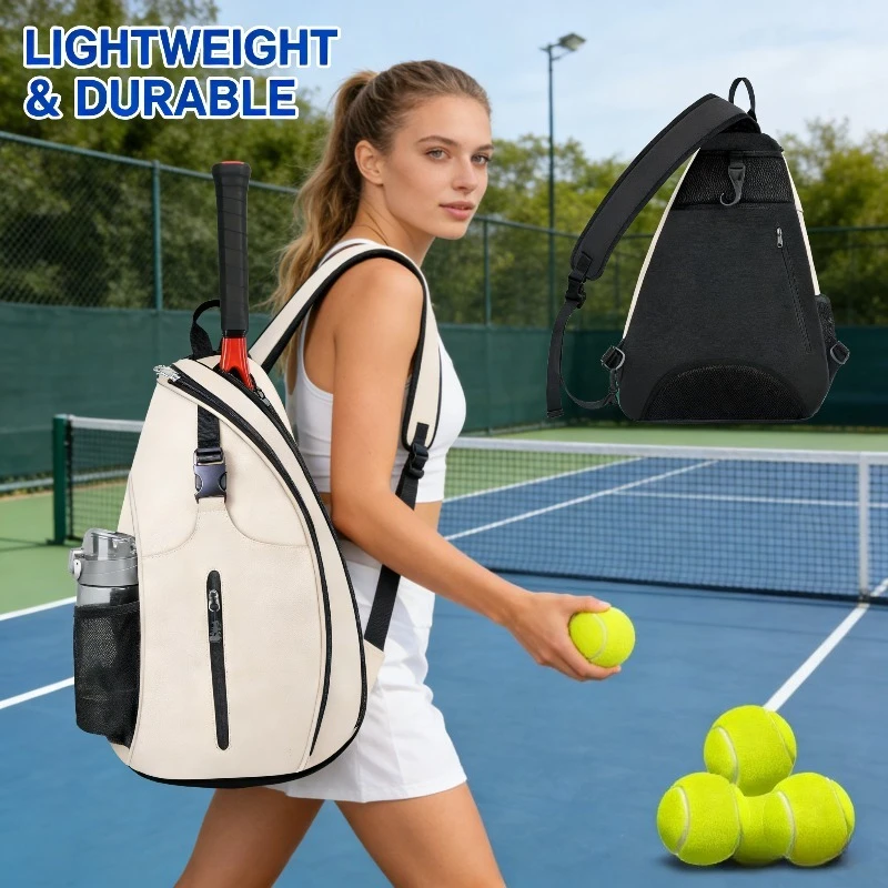 

Spot hot-selling cross-border badminton bag outdoor sports training shoulder tennis bag pickleball backpack messenger bag