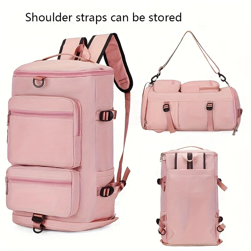 

Men Women Fitness Backpack Waterproof Dry Wet Duffle Large Capacity Travel Backpacks Multifunctional Casual Sports Yoga Handbag