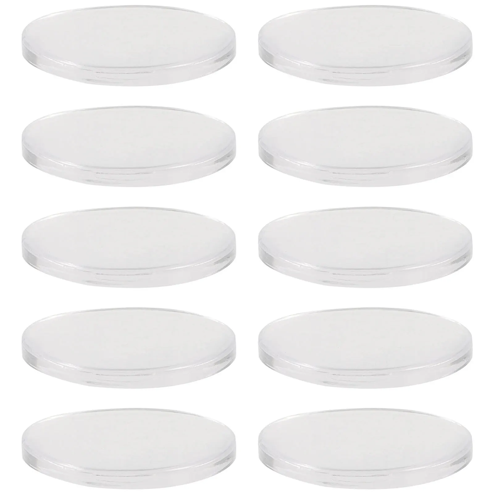 10 個まつげエクステンション接着剤パッドシリコーン再利用可能な透明移植ツールメイクアップウェディングパーティーハロウィンまつげ