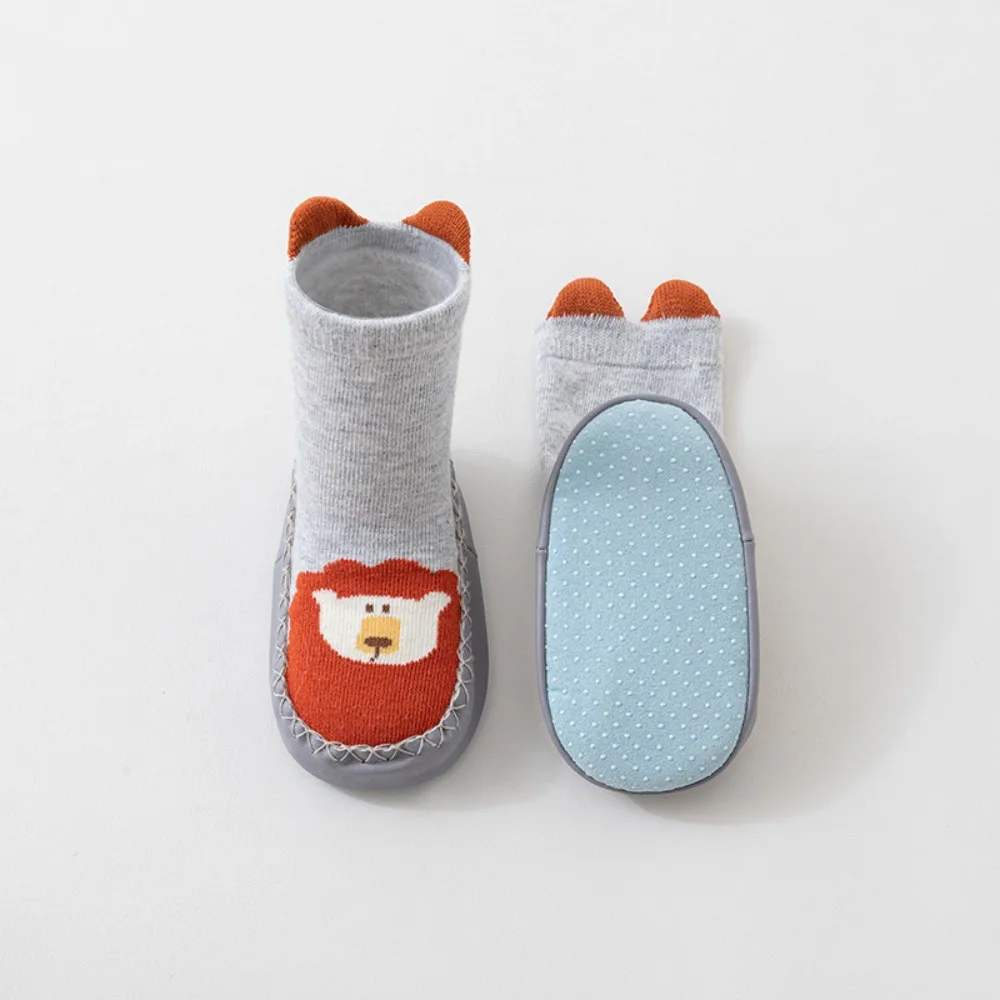 

A Pair New Cartoon Design Socks Slippers Soft Sole Anti Slip Anti Slip Socks Comfortable Soft Sole Shoes Toddlers Wear