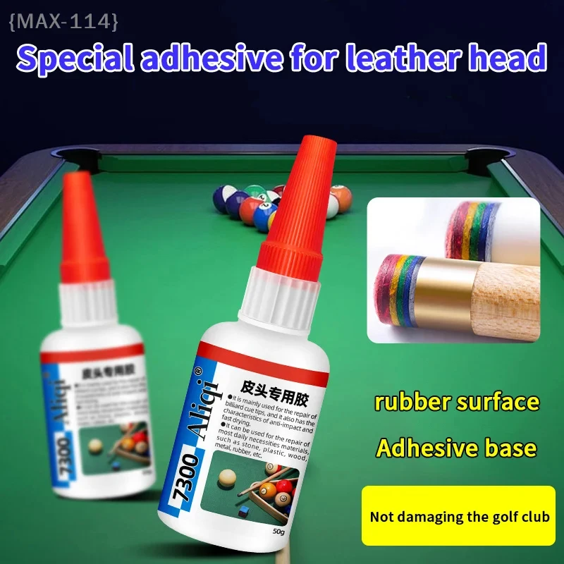 Billiard Cue Tip Glue Repair Accessory - Pool Cue Tip Adhesive Increase Friction Tool for Snooker Cue Maintenance