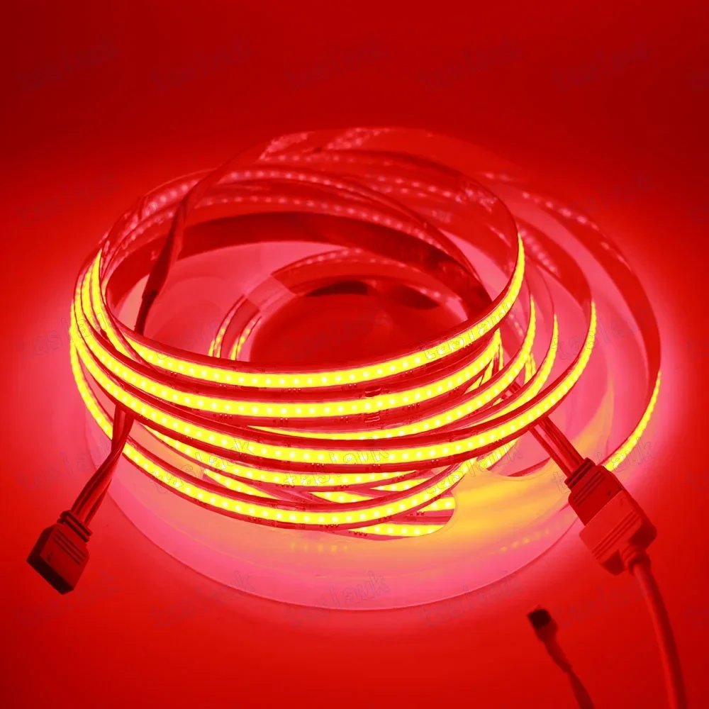 RGB RGBCCT CCT COB LED Strip 12V 24V 608 810 840LEDs/m flessibile COB Tape LED Light  ip20 ip67 white  warm white 3000K  6000k