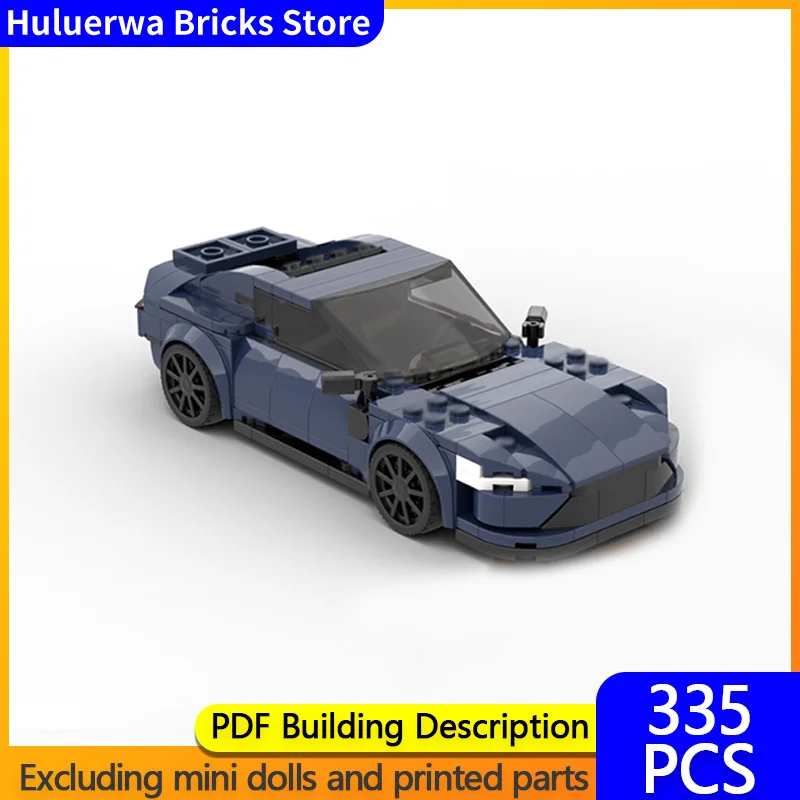 

Модель скоростного гоночного автомобиля MOC, строительные кирпичи, Vantage Hypercar, модульная технология, подарки, праздник, сборка, детские игрушки, костюм