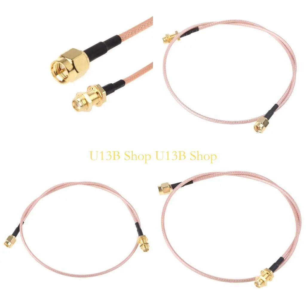 U13B 50cm RG316 Cable SMA Male Plug To SMA Female Jumper Pigtail 20