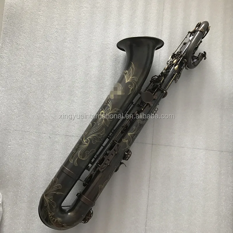 H80 Brass Material Beautiful Engraving Vintage Saxophone Baritone
