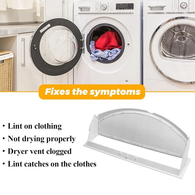 We18x25100 we18m19 Trockner Flusen sieb Filters ieb Mesh für ge Trockner ersetzt we18m30 we18m28 ap6037511 ps11767017