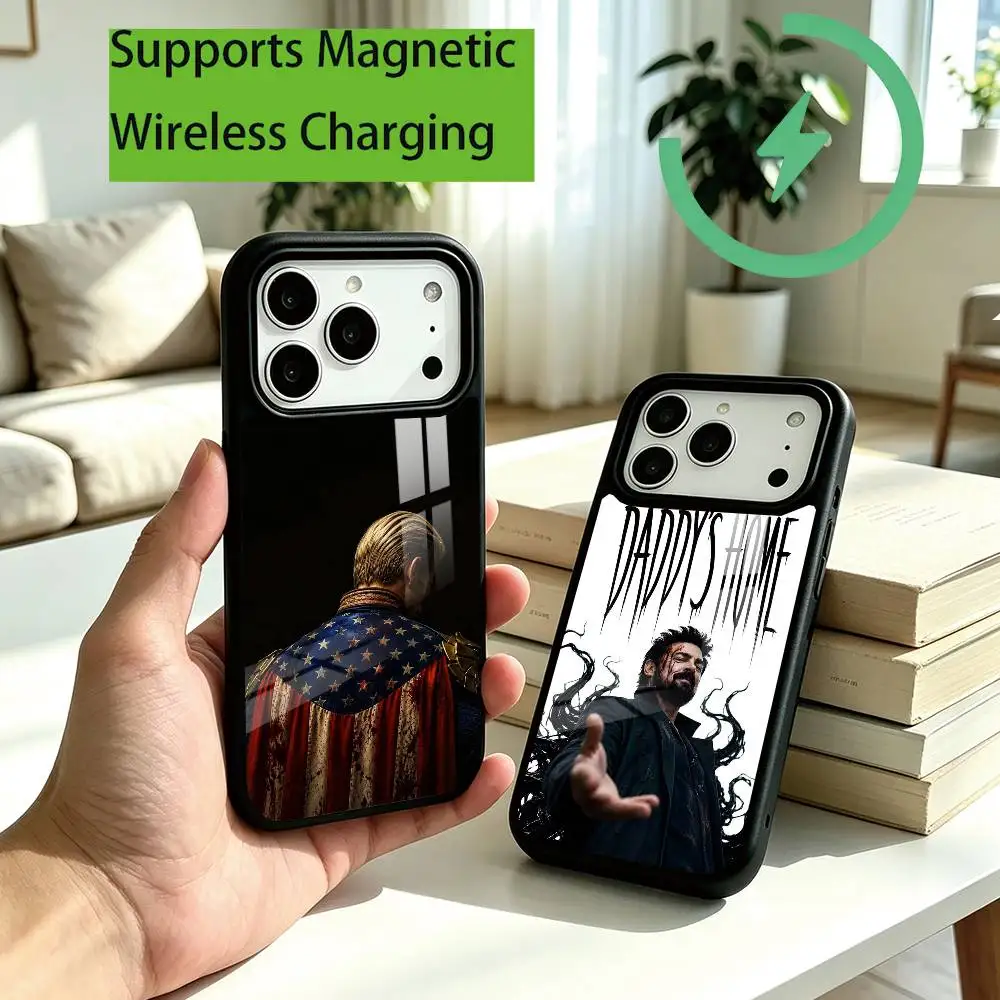 The Boys Homelander Phone Case For iPhone18,17,16,15,14,13,12,11 Plus,Pro Compatible with magnetic wireless charging Gift