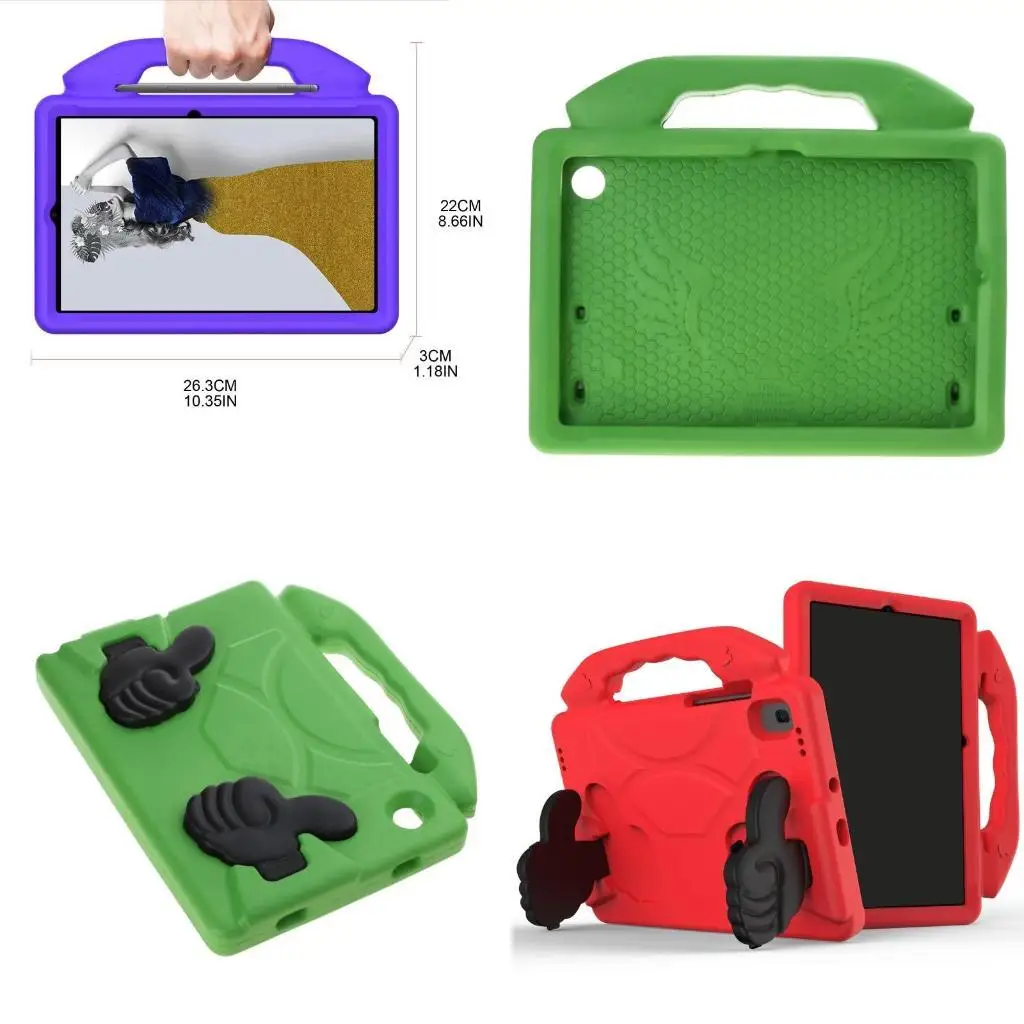 

652F 10,5 дюйма для вкладка Shock -Resean Silicone Friendly Silicone Case с забавным