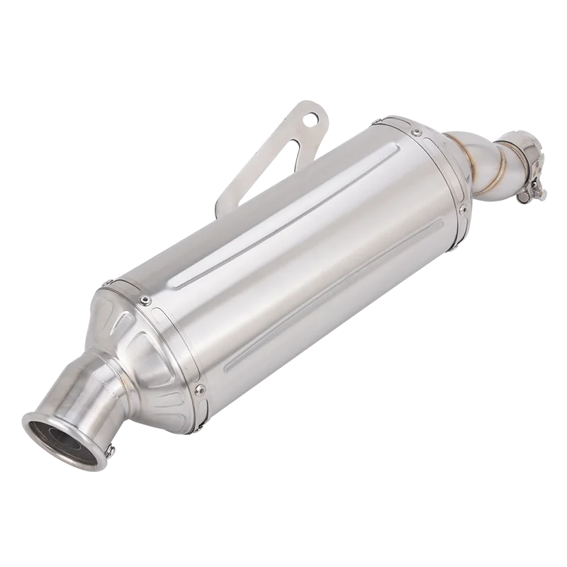 Slip On For CFmoto 450MT ADV IBEX 450 2024 - 2027 Motorcycle Exhaust Systems Stainless Middle Link Pipe Escape Muffler DB Killer