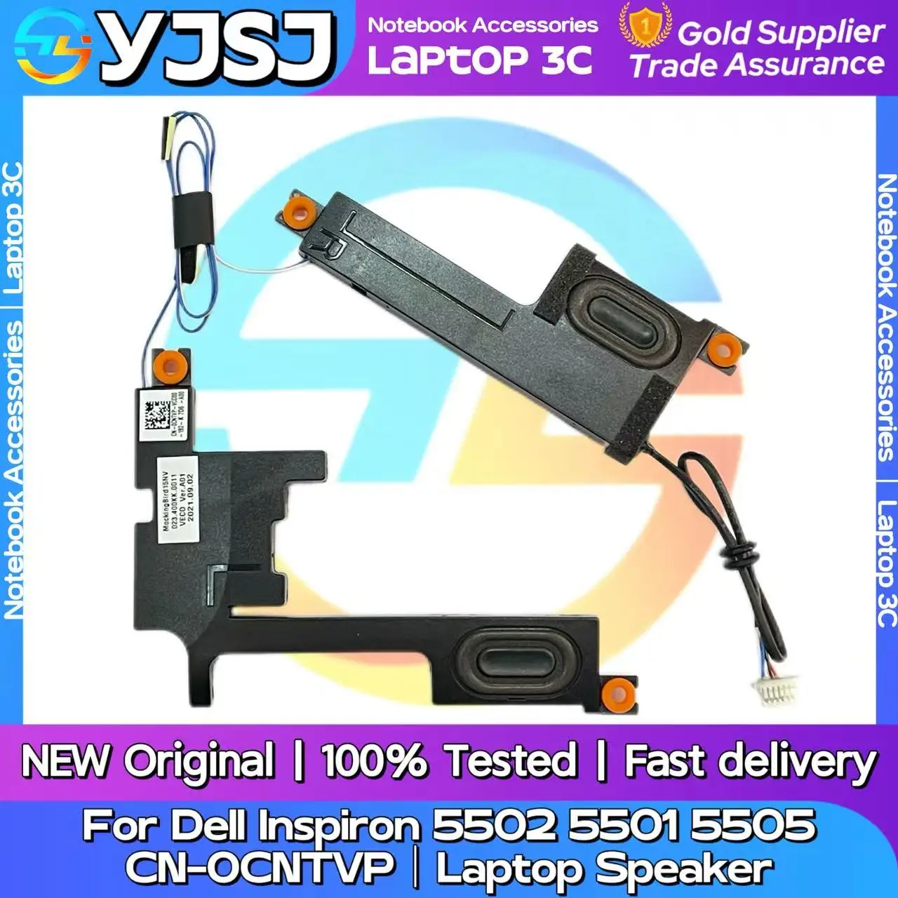 

Новый оригинальный динамик для ноутбука DELL Inspiron 5502 5501 5505, встроенный динамик, звуковой сигнал 023.400KK.0011 CN-0CNTVP