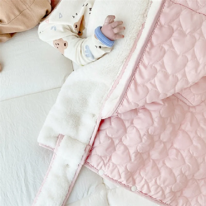 

CYGJ-Autumn Winter Baby Cape Baby Stroller Blanket Cartoon Thickened Warm Baby Quilt Baby Stroller Sleeping Bag Kids Straps A Du