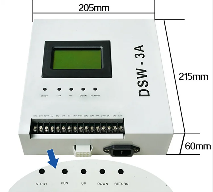 OREDY Glazen automatische vloerveerschommeldeurdranger voor winkelfronten